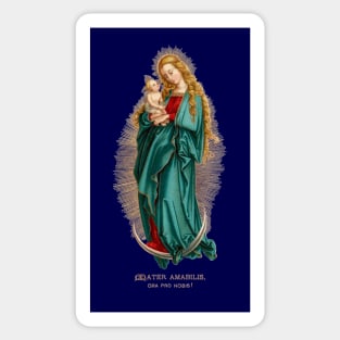 Blessed Virgin Mary: Mother Most Lovable! Sticker